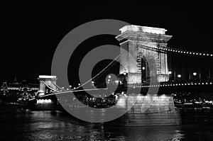 The Chain Bridge in Budapest