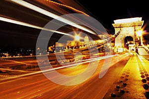 Chain Bridge at night Budapest