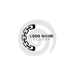 Chain Business Logo abstract unity vector design template