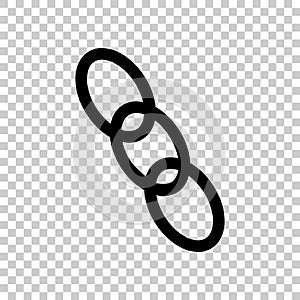 Chain, chain links. Vector icon