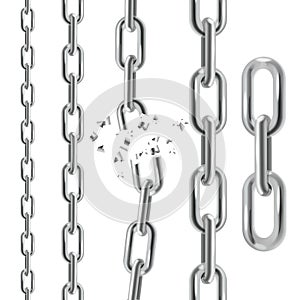Chain Collection. Vector photo