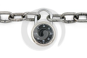 Chain and combination lock photo