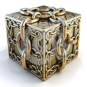 A chain dialog box is a sequence of interconnected pop-up windows or prompts used