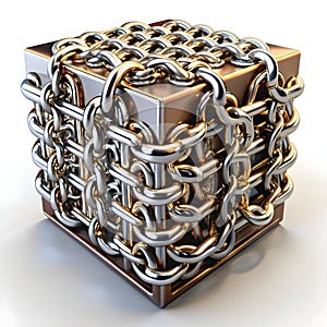 A chain dialog box is a sequence of interconnected pop-up windows or prompts used