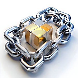 A chain dialog box is a sequence of interconnected pop-up windows or prompts used