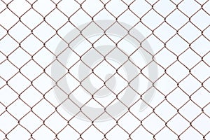 Chain Fence, Iron wire fence.