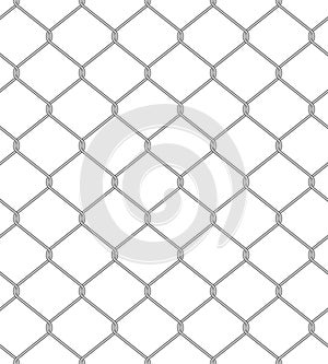 Chain fence. Seamless pattern