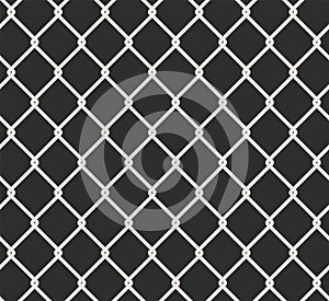 Chain fence texture vector isolated. Background illustration