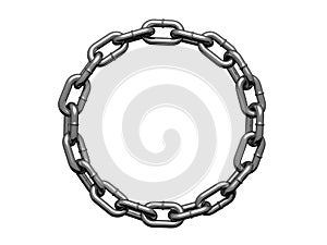 Chain in form of the circle photo