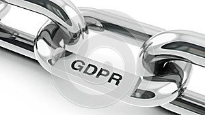 Chain with GDPR link