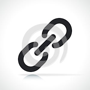 Chain or link black icon