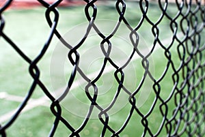 Chain link fence