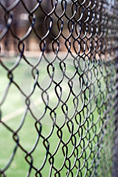 Chain link fence