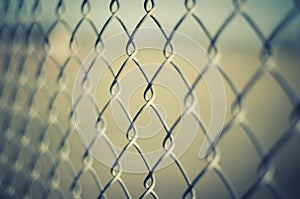 Chain link fence