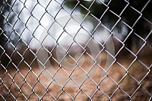 Chain link fence