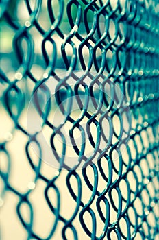 Chain link fence