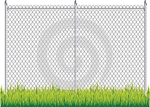 Chain link fence