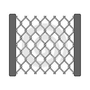 Chain link fence background