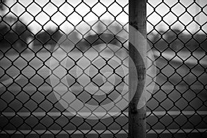 Chain Link Fence Background