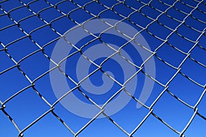 Chain link fence mesh