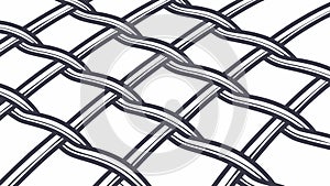 Chain Link Fence Pattern Security Barrier, vector design Generative AI