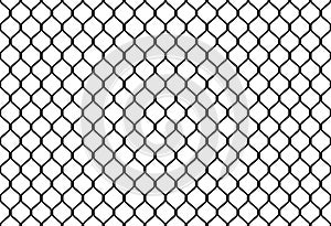 Chain Link Fence Repeating Pattern