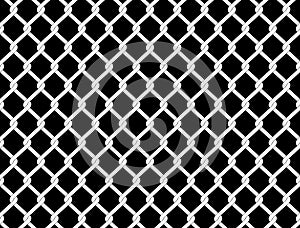 Chain link fence seamless