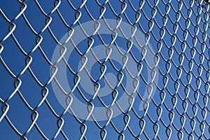 Chain Link Fence w/ Blue sky