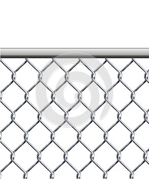 chain link fence wire mesh steel metal isolated on transparent background. Art design gate made. Prison barrier, secured