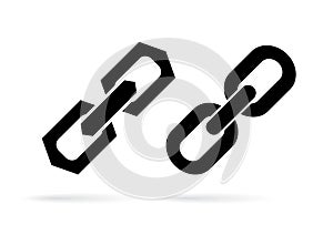 Chain link vector icon