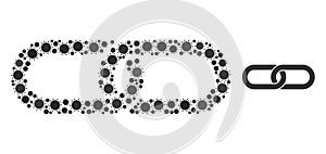 Chain Linkage Icon - Coronavirus Collage