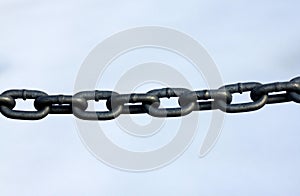 Chain Links Taut Iron Restraint photo