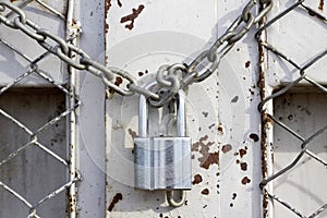 Chain Lock Door Outside