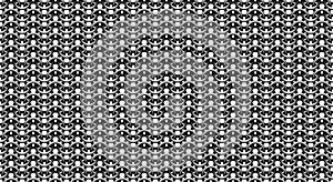 Chain mail medieval seamless pattern on white background. Metal chain armor texture. Steel rings, silver chainmail vector