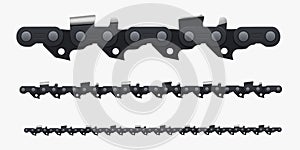 Chain for saw, mechanical pattern, bin set