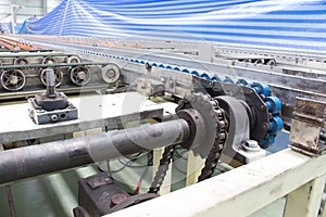 The chain and shaft drive Line Conveyor