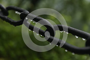 Chain with water drop