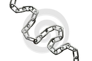 Chain On White