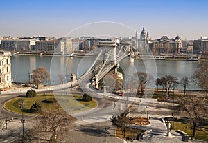 The Chainbridge in Budapest