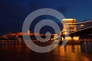 The Chainbridge in Hungary Budapest