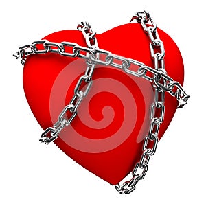 Chained heart