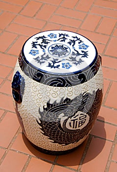 Chainese Ceramic Seat.