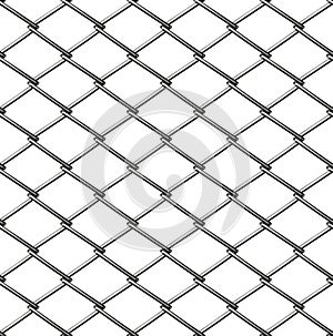 Chainlink fence seamless