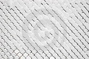 Chainlink under snow