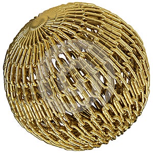 Chains as golden sphere