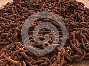 Chains in  Buceo Montevideo Uruguay photo