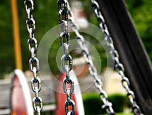 Chains for moving swings