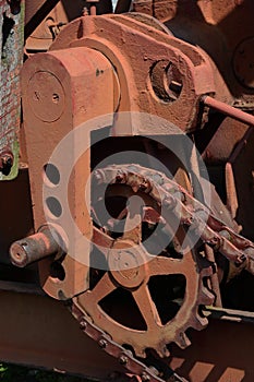Chains and pulleys photo