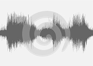 Chainsaw sounding cutting log