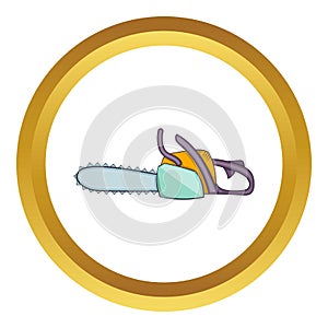 Chainsaw vector icon